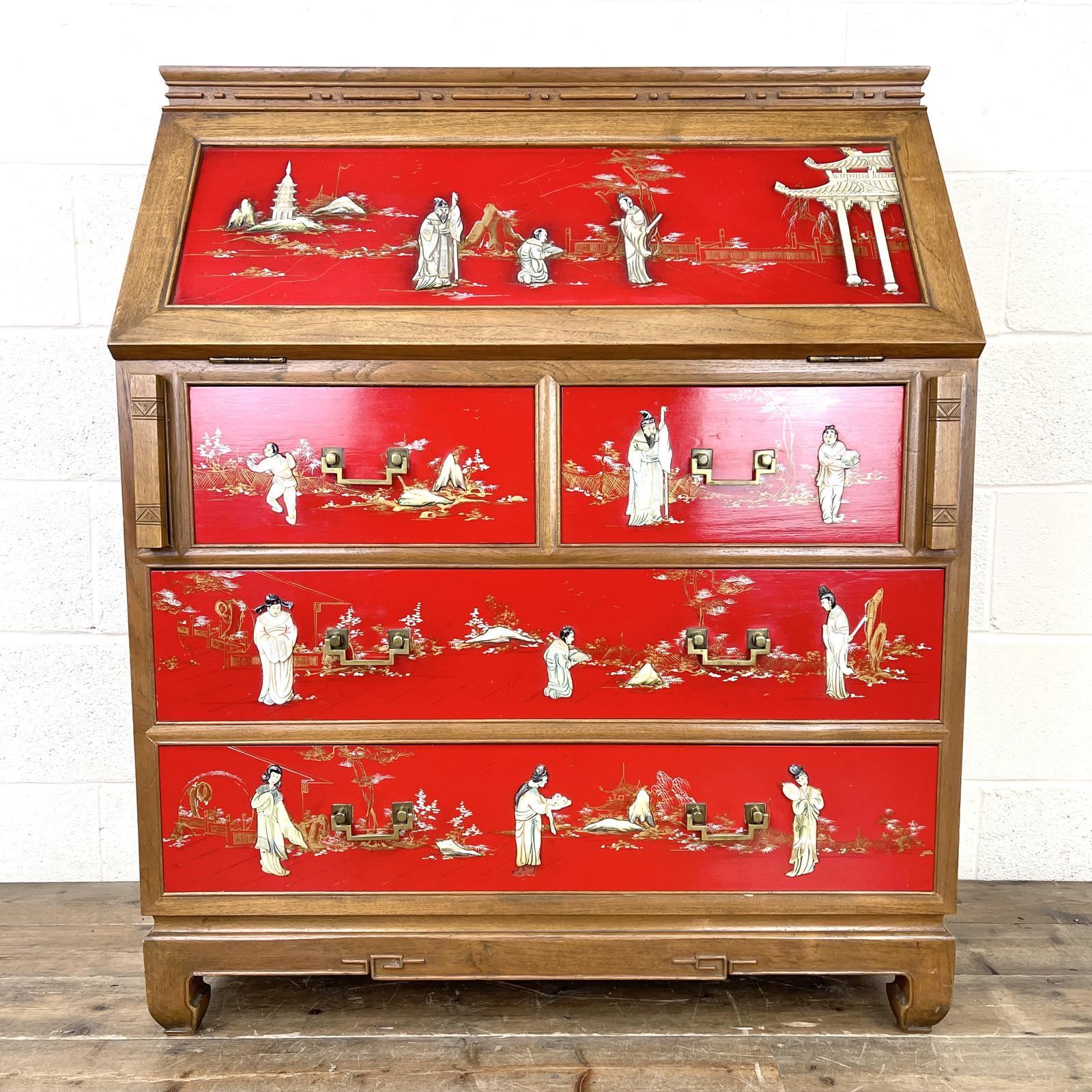 Vintage Teak Bureau (1 of 11) Vintage Teak Bureau (1 of 11)