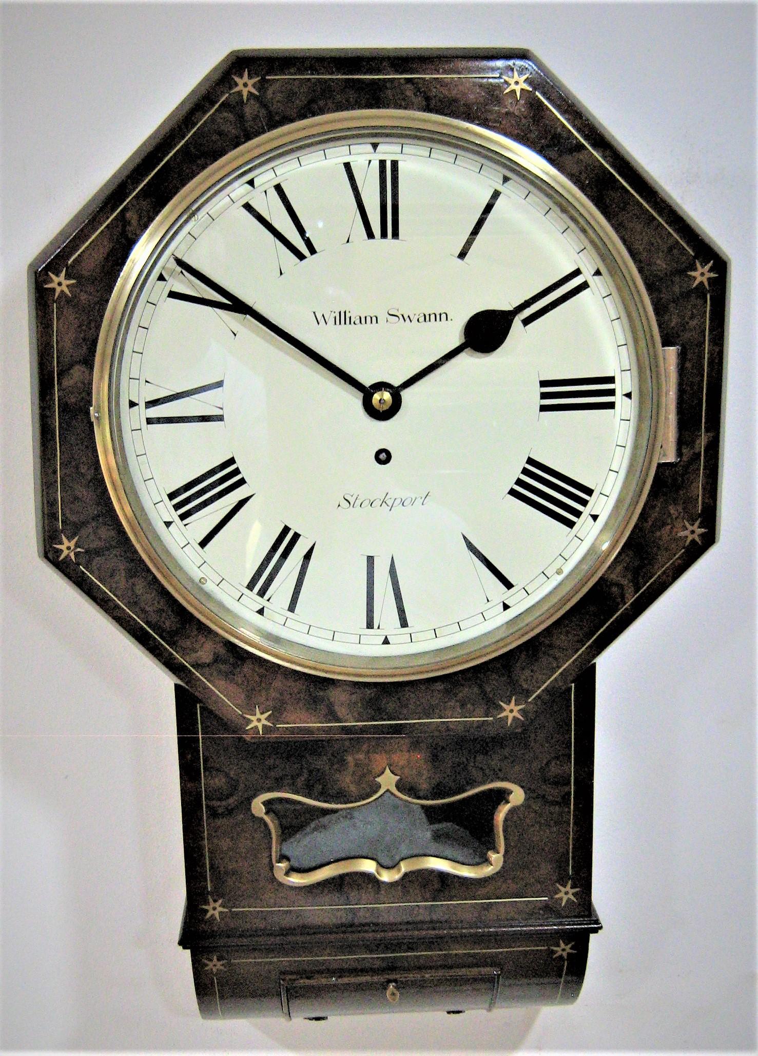 Stunning George III English Fusee Drop Dial Timepiece by William Swann 1799 (1 of 5) Stunning George III English Fusee Drop Dial Timepiece by William Swann 1799 (1 of 5)