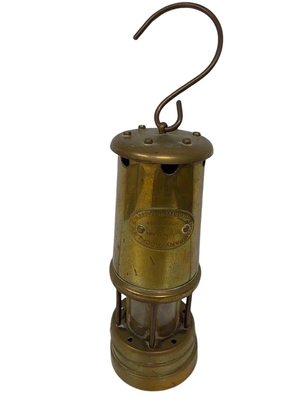 Vintage Brass Hockley Miner’s Safety Lamp – Mining Memorabilia (1 of 5) Vintage Brass Hockley Miner’s Safety Lamp – Mining Memorabilia (1 of 5)