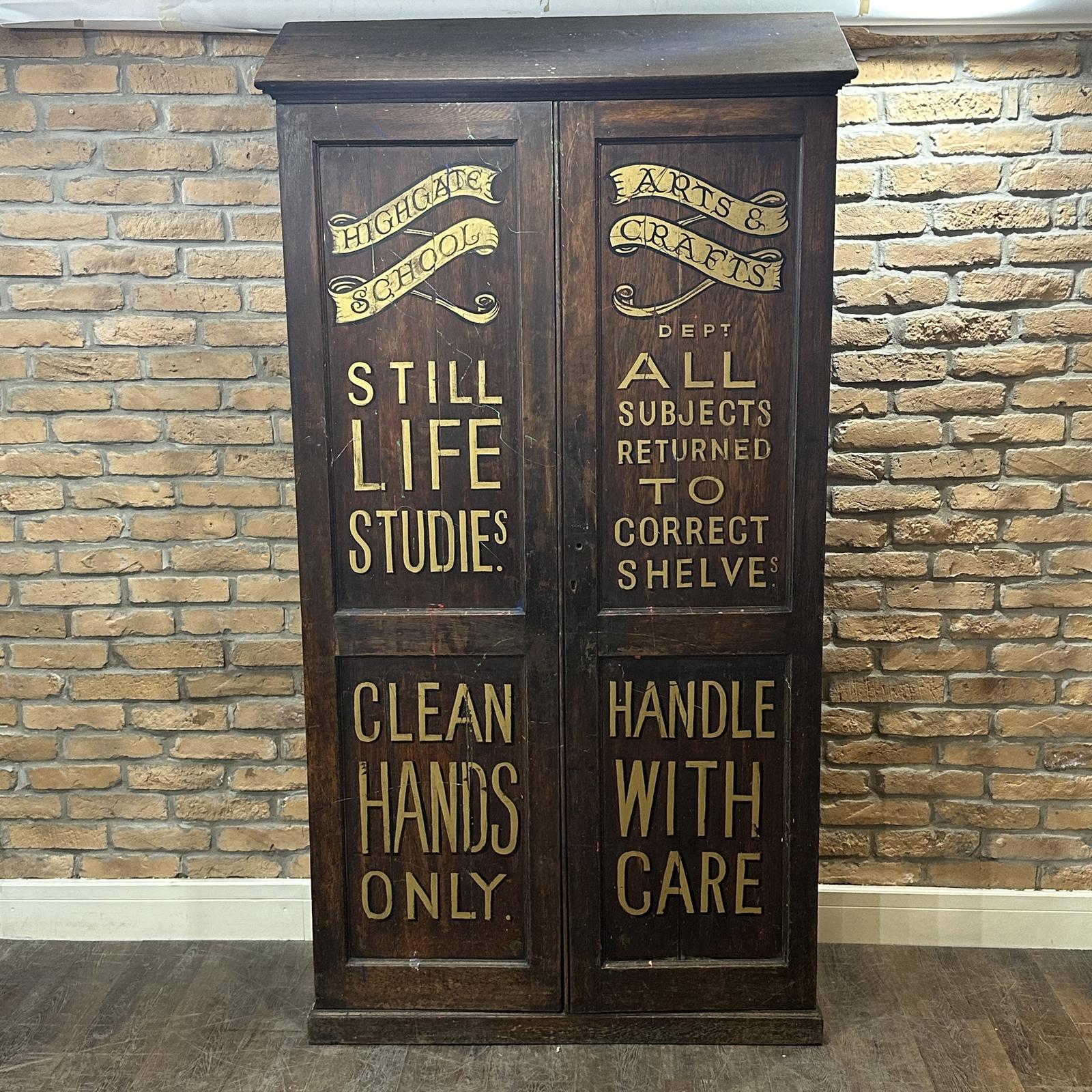 1930s School Arts Cabinet (2) (1 of 6) 1930s School Arts Cabinet (2) (1 of 6)