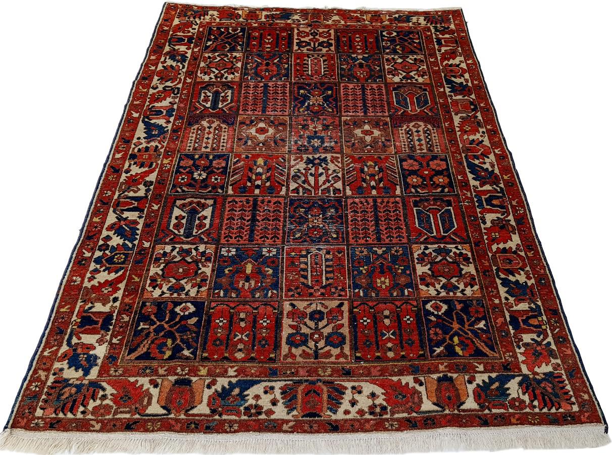 Antique Bakhtiari Garden Design Rug (1 of 9) Antique Bakhtiari Garden Design Rug (1 of 9)