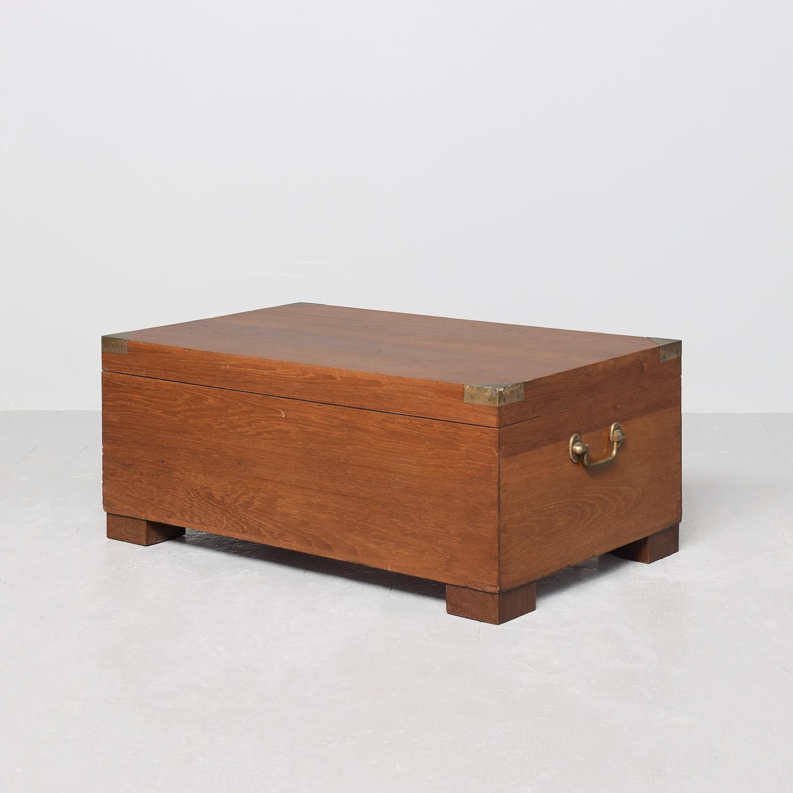 Quality Victorian Brass-bound Teak Military Travelling Trunk (coffee Table with Storage!) (1 of 6) Quality Victorian Brass-bound Teak Military Travelling Trunk (coffee Table with Storage!) (1 of 6)