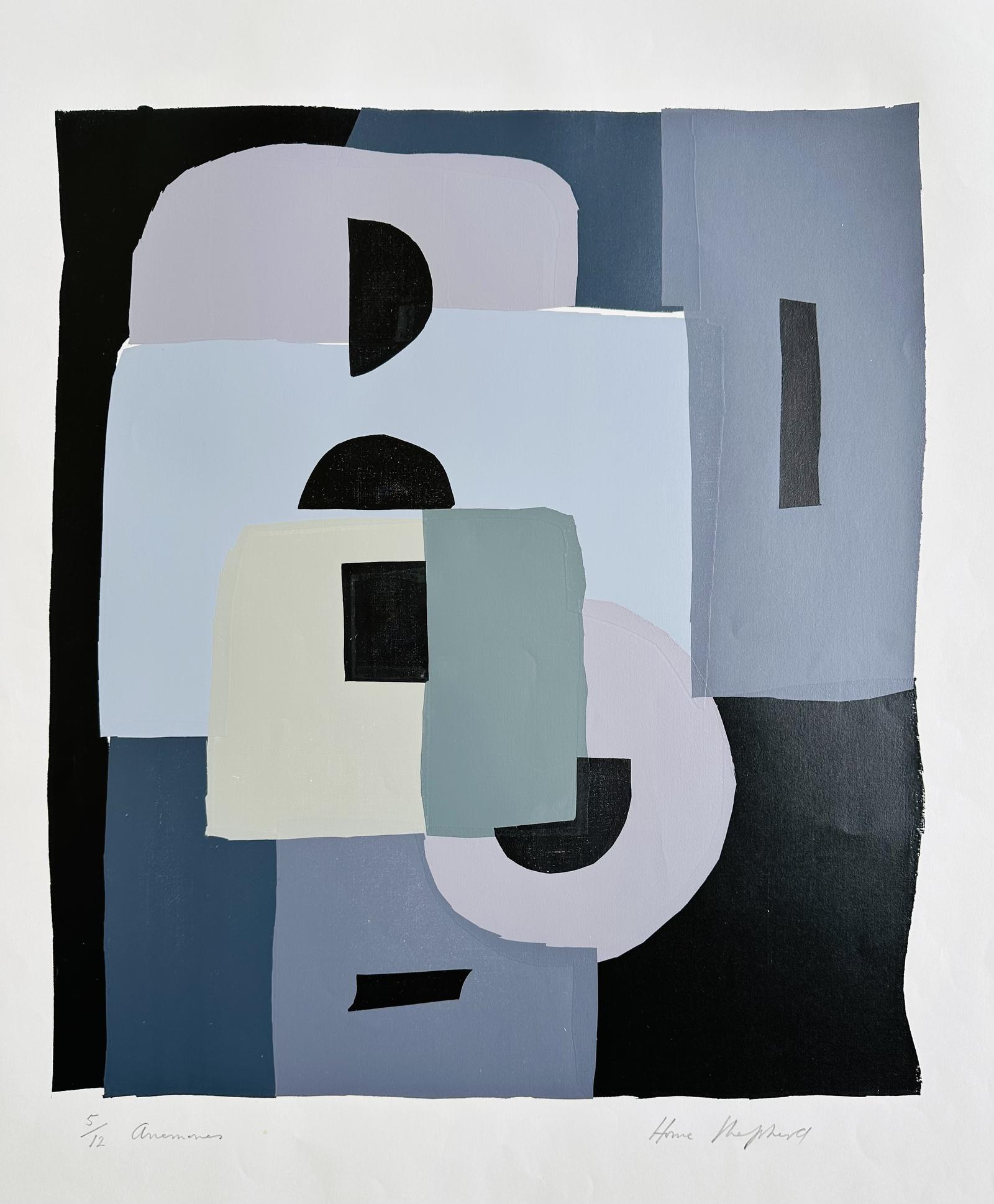 Original Screen Print 'anemones' 5/12. by Toby Horne Shepherd. 1909-1993. C.1975 (1 of 1) Original Screen Print 'anemones' 5/12. by Toby Horne Shepherd. 1909-1993. C.1975 (1 of 1)