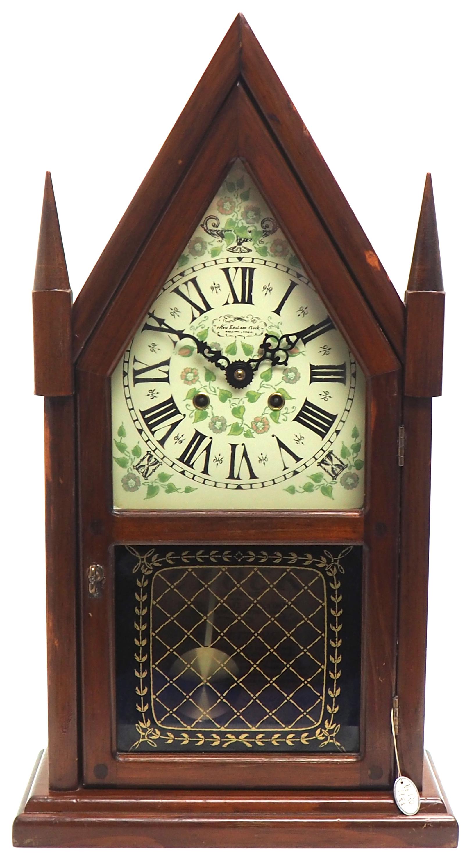 Good Mahogany Cased Steeple Clock 8-day Striking Mantel Clock (1 of 13) Good Mahogany Cased Steeple Clock 8-day Striking Mantel Clock (1 of 13)