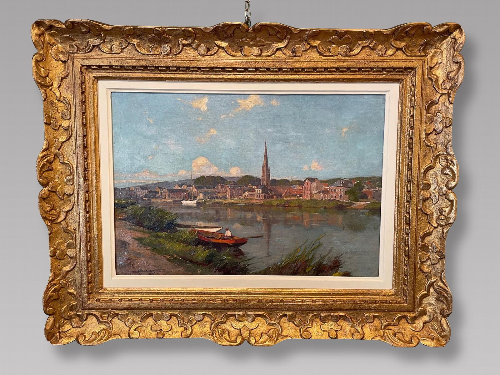 Albert Laundy Oil Painting of Waterford, Ireland LA422368
