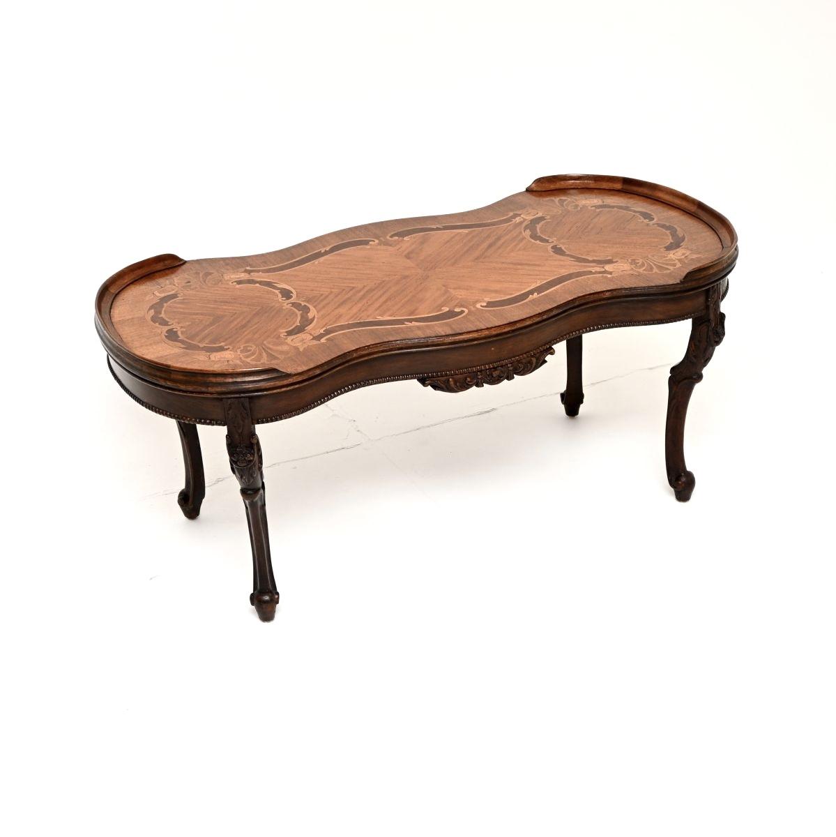 French Inlaid Marquetry Coffee Table (1 of 8) French Inlaid Marquetry Coffee Table (1 of 8)