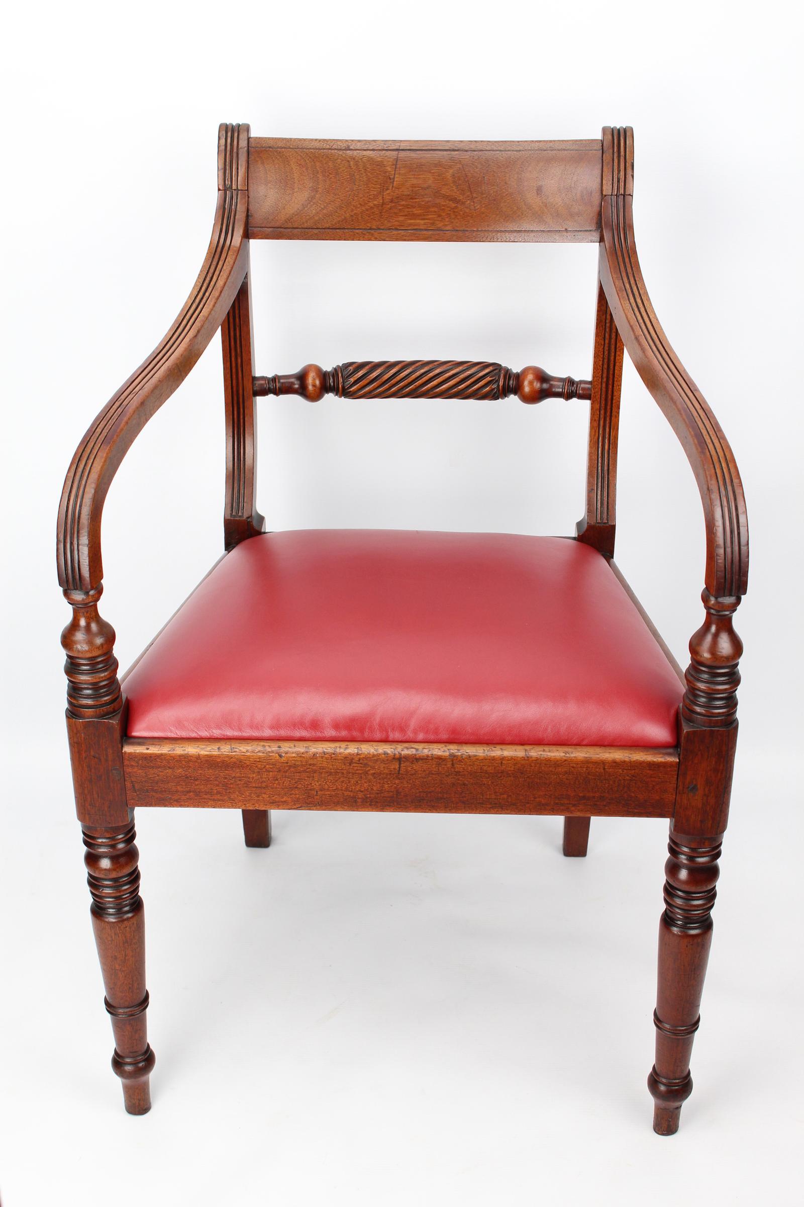 A Regency Mahogany Trafalgar Carver Chair from York Minster (1 of 13)