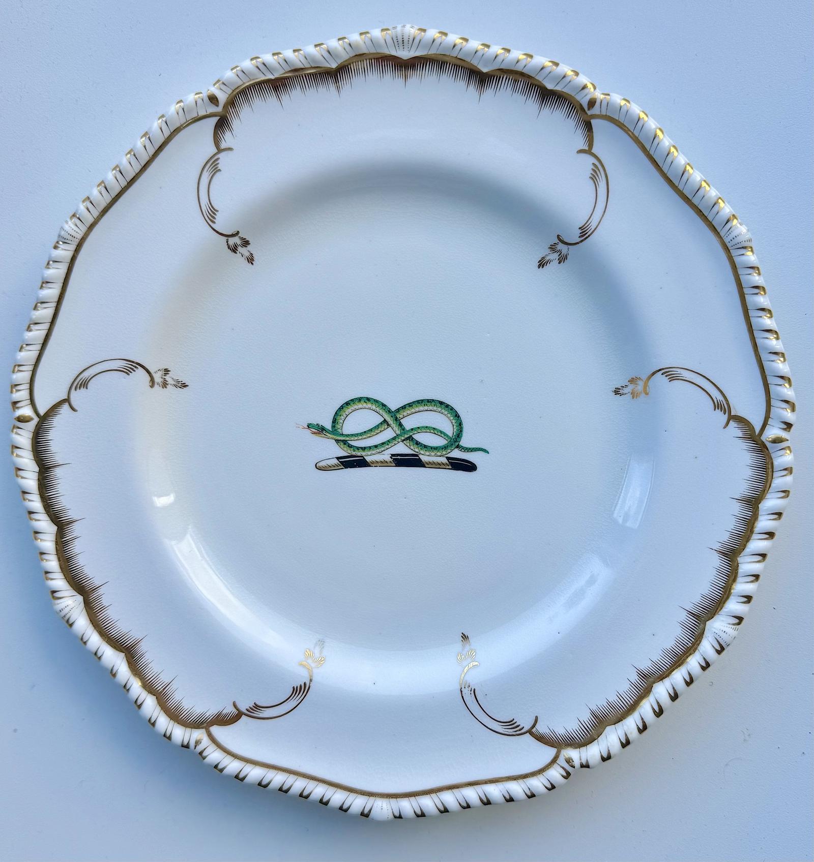 Bloor Derby Duke of Devonshire Dessert Plate c.1820 (1 of 5)