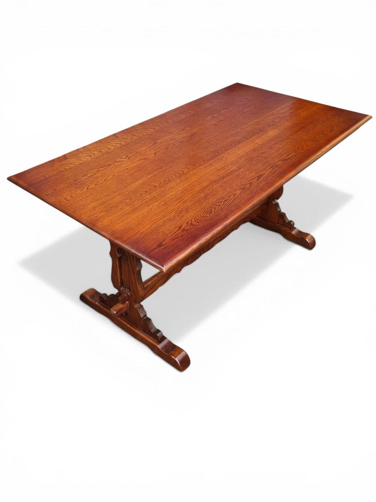 Vintage Old Charm Wood Bros Oak Dining Table / Tudor Brown (1 of 6) Vintage Old Charm Wood Bros Oak Dining Table / Tudor Brown (1 of 6)