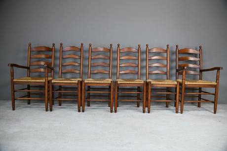 6 Ladderback Dining Chairs (1 of 11) 6 Ladderback Dining Chairs (1 of 11)