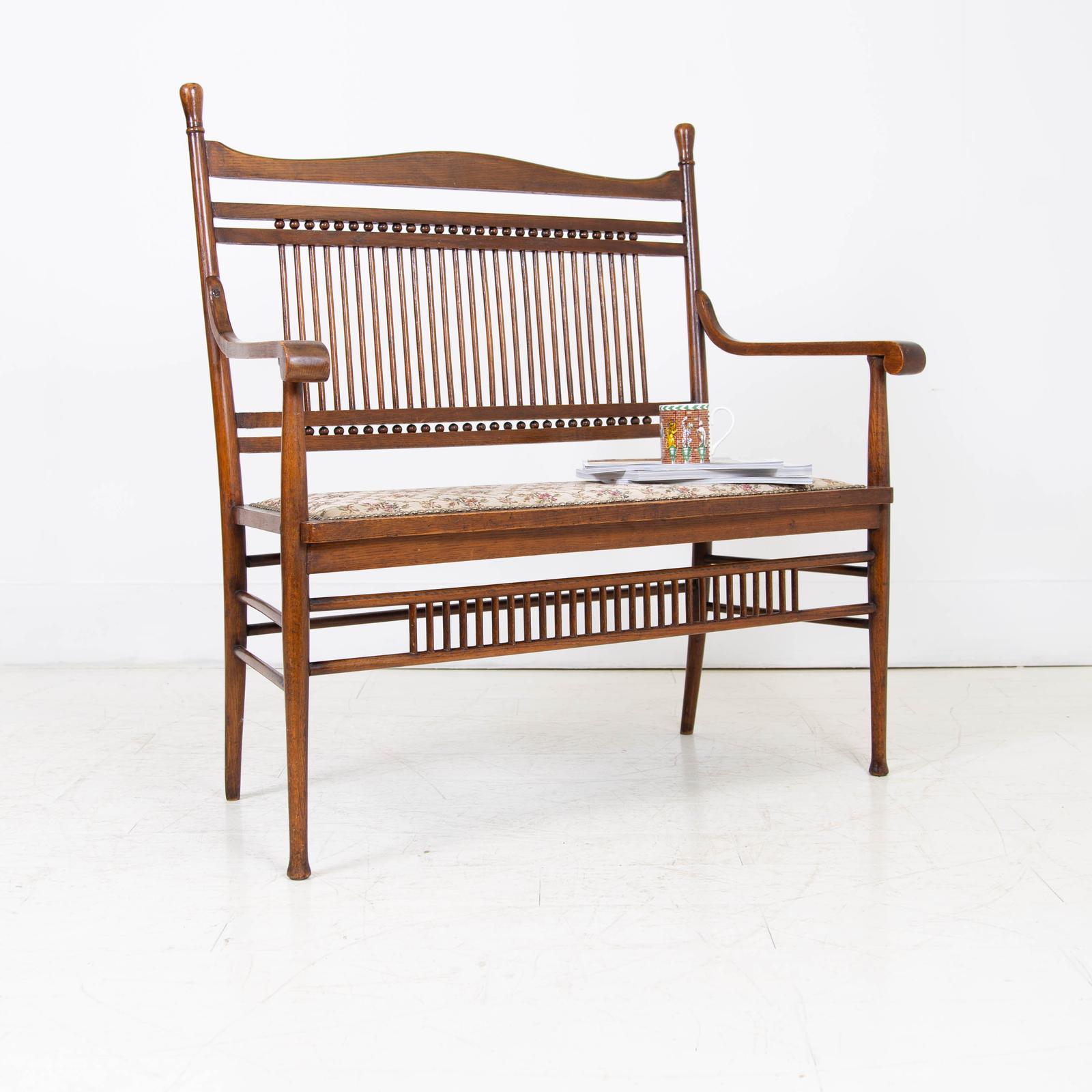 English Arts and Crafts Oak Settle C1900 (1 of 14) English Arts and Crafts Oak Settle C1900 (1 of 14)