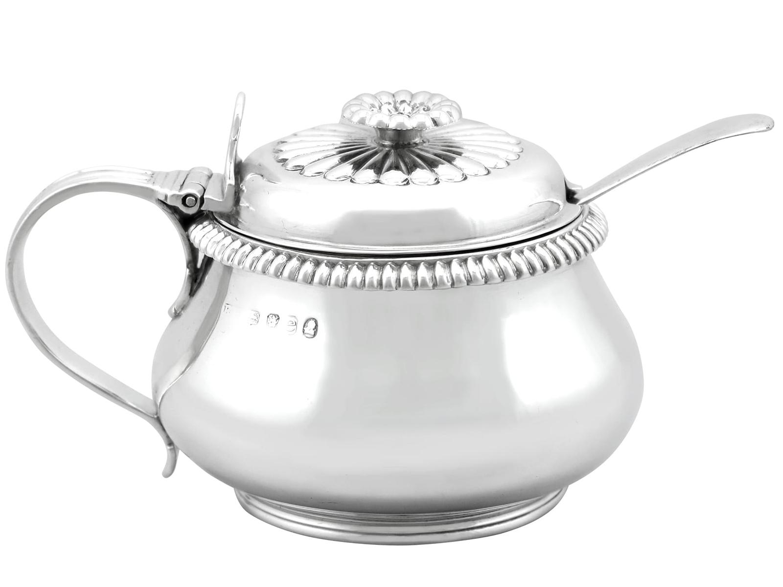 Antique George IV Sterling Silver Mustard Pot (1 of 13)