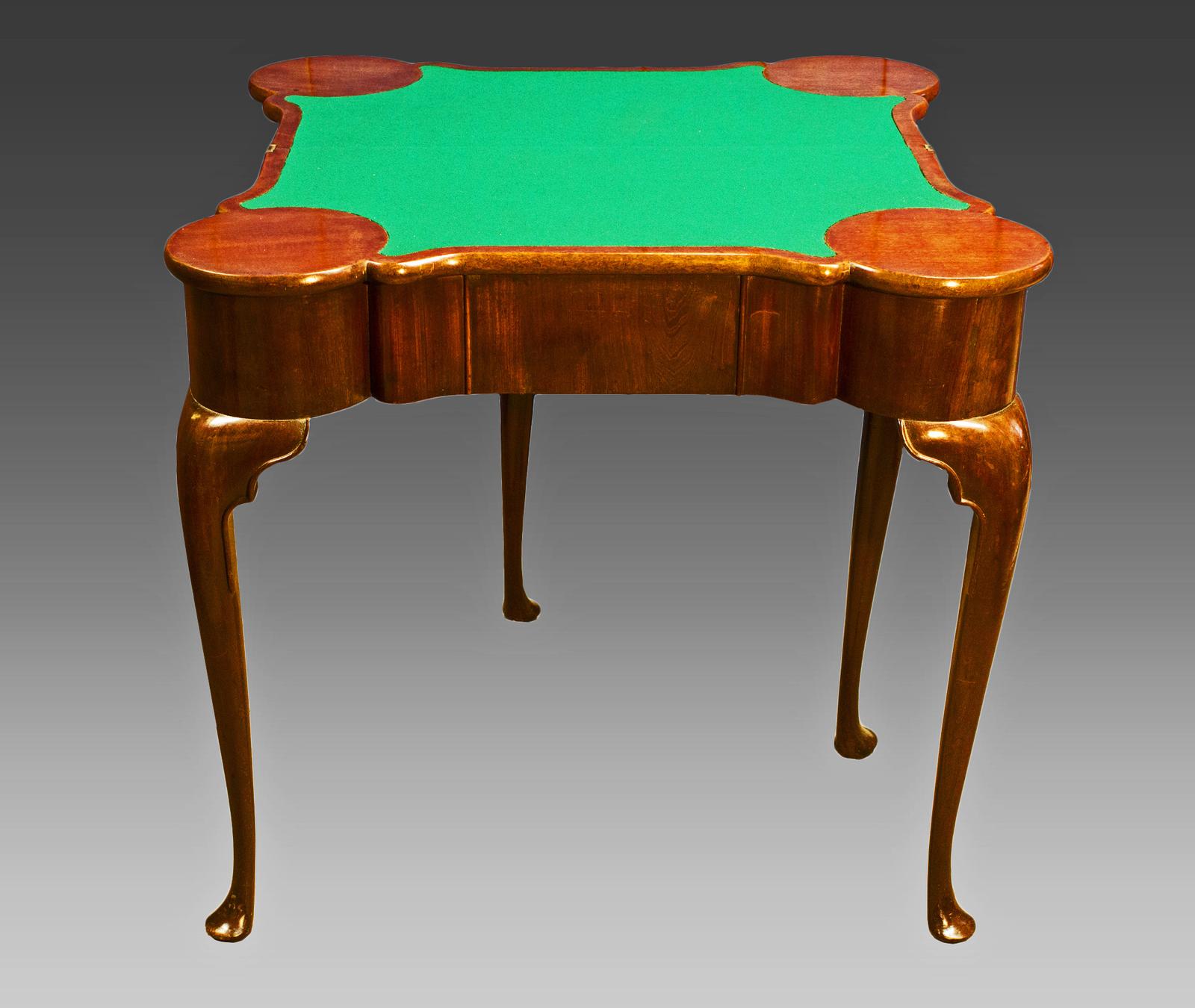 Mid 18th Century Georgian Mahogany Card Table (1 of 12)