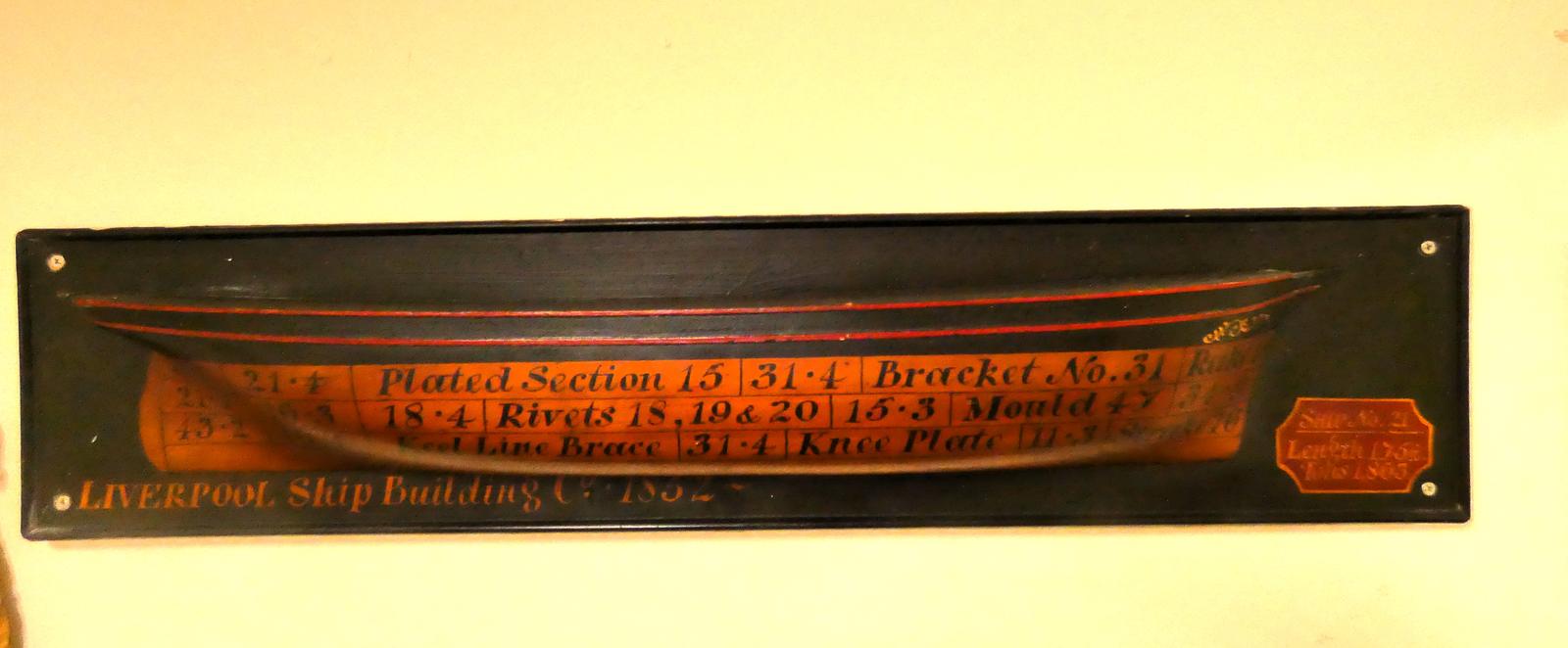 Large Model Ships Hull - Liverpool Ship Building Co. (1 of 5)