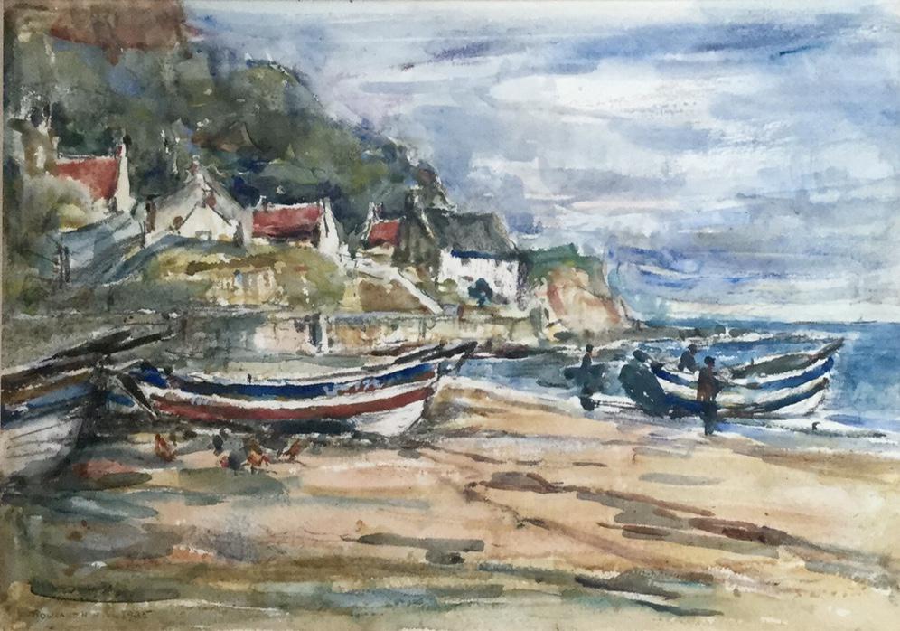 Rowland Henry Hill Watercolour ‘ Runswick Bay, North Yorkshire’ (1 of 2) Rowland Henry Hill Watercolour ‘ Runswick Bay, North Yorkshire’ (1 of 2)