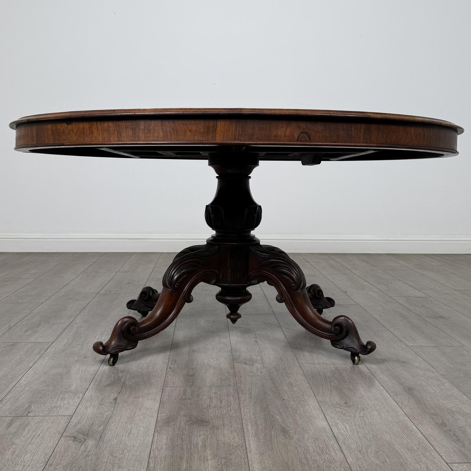 Antique 19th Century Victorian Breakfast Table in Rosewood (1 of 7) Antique 19th Century Victorian Breakfast Table in Rosewood (1 of 7)