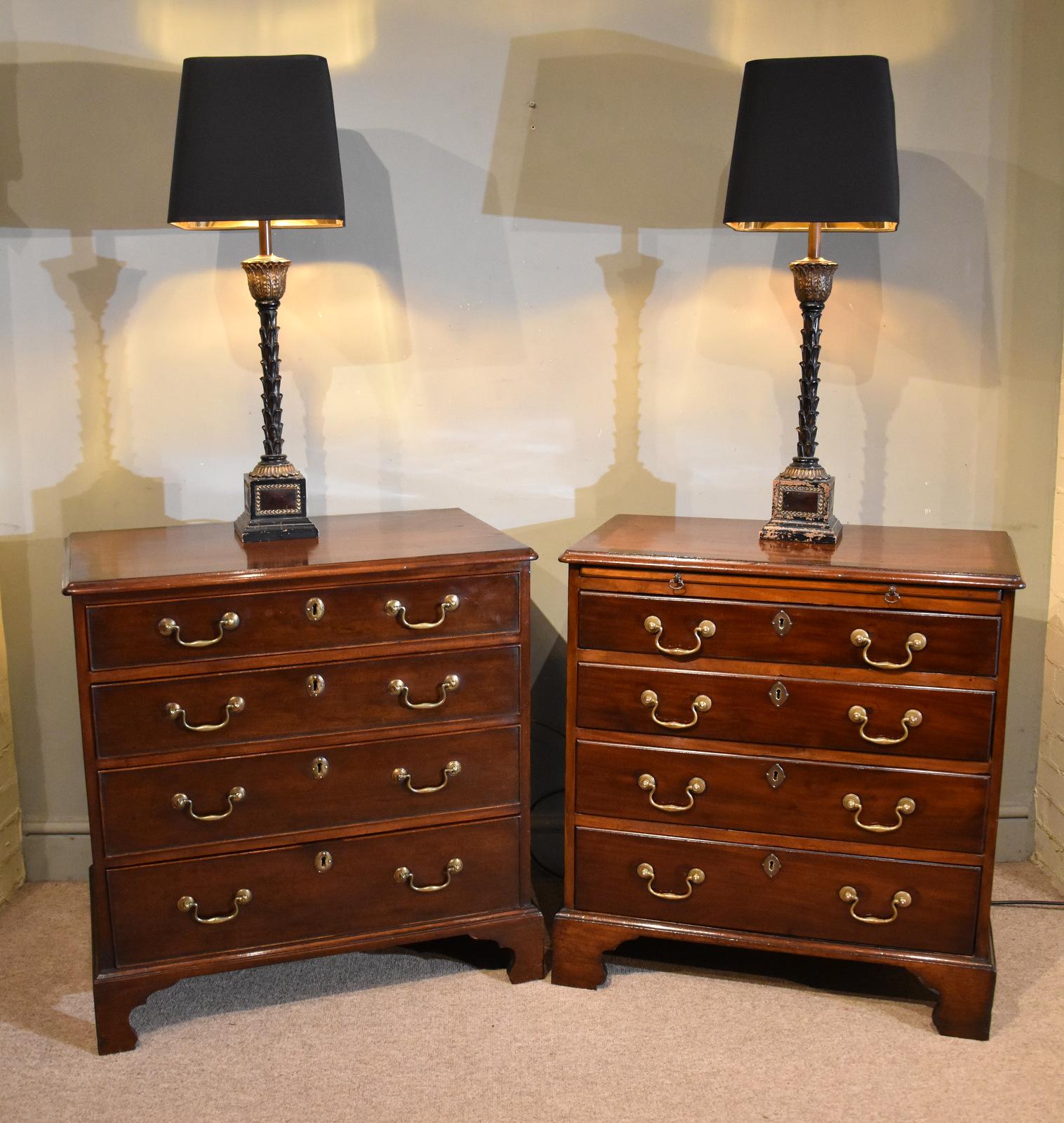 Pair of George III Mahogany Small Chest of Drawers (1 of 12) Pair of George III Mahogany Small Chest of Drawers (1 of 12)