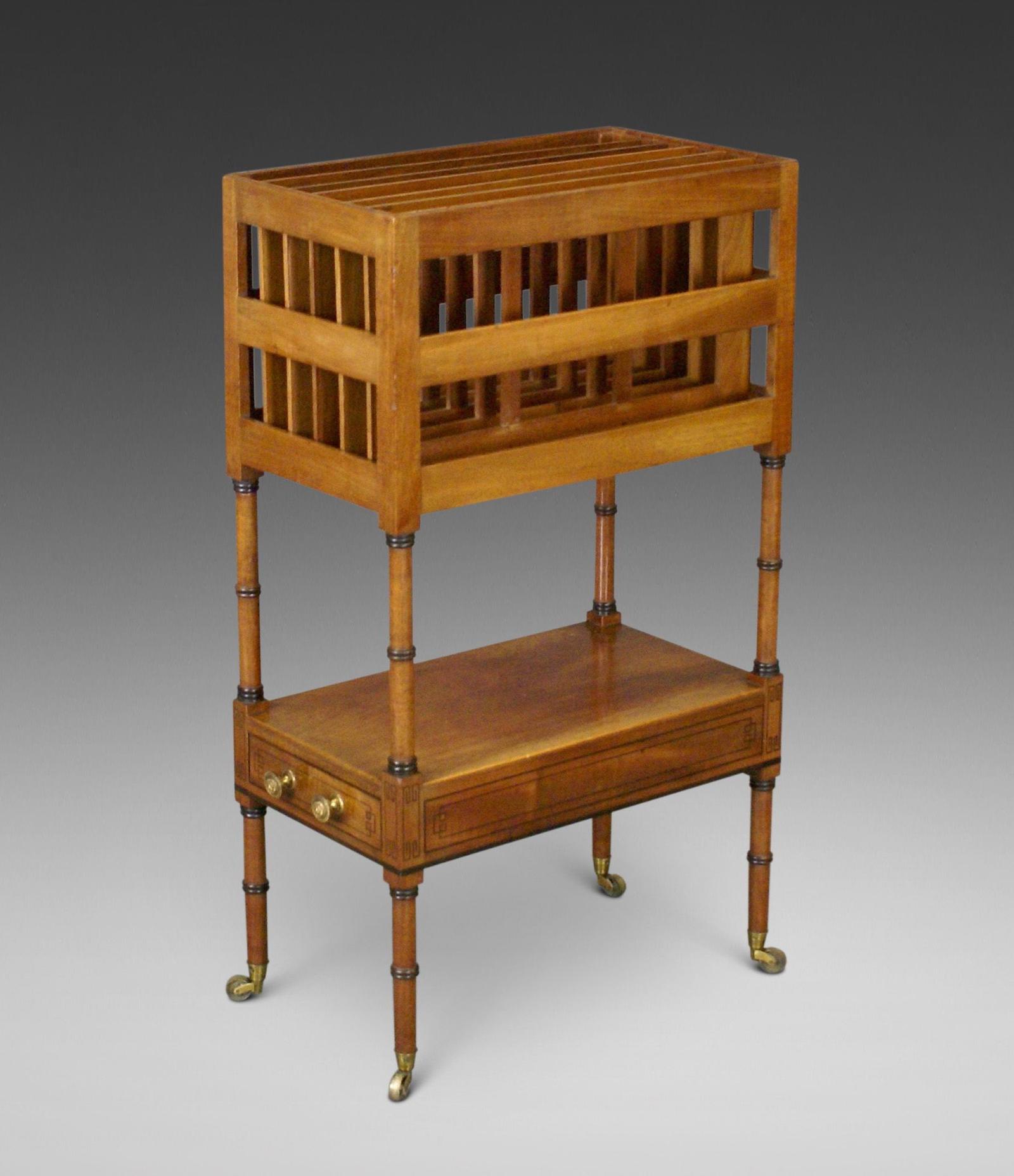 Rare Regency Mahogany Canterbury (1 of 6)
