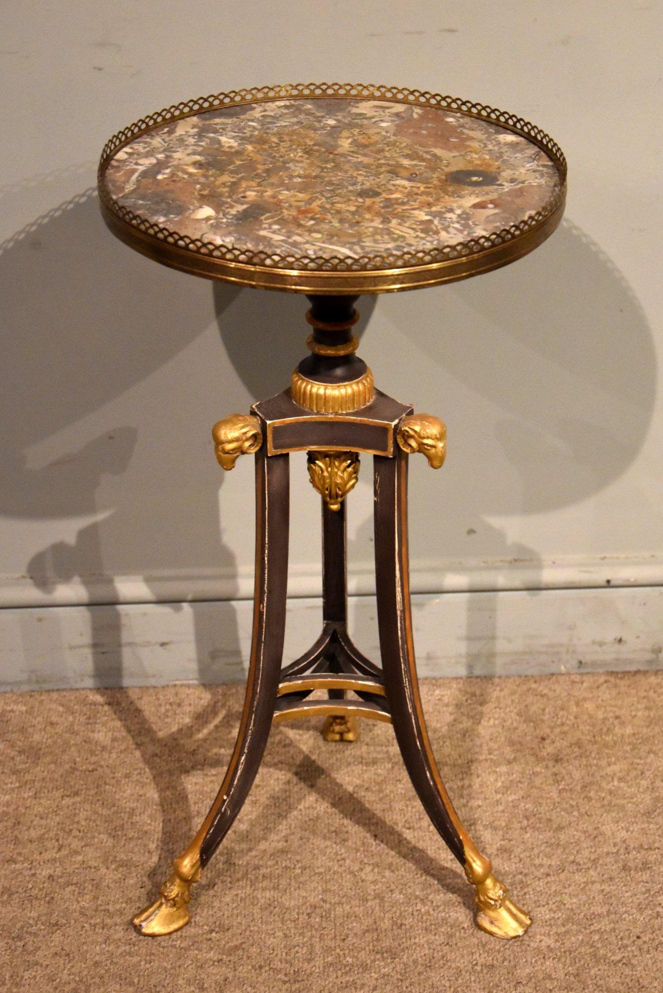 19th Century French Marble Wine Table (1 of 7) 19th Century French Marble Wine Table (1 of 7)