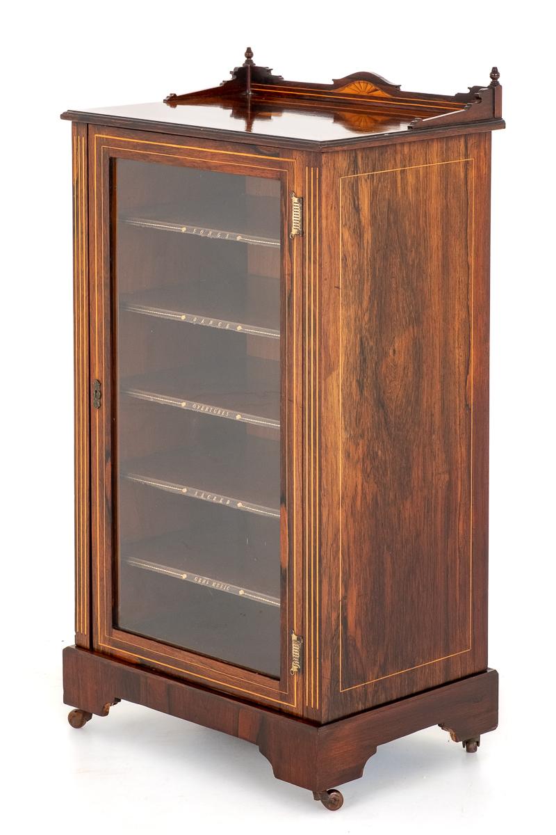 Victorian Rosewood Music Cabinet (1 of 13)