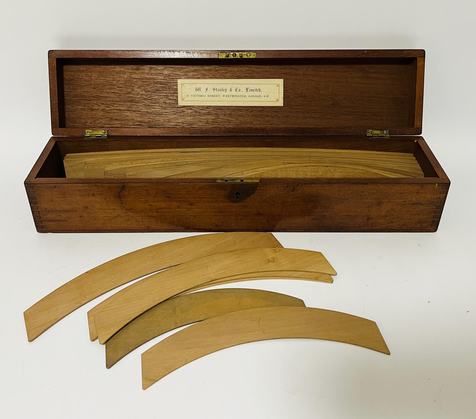 Set of Antique Draughtsman's Railway Curves by Stanley (1 of 16) Set of Antique Draughtsman's Railway Curves by Stanley (1 of 16)