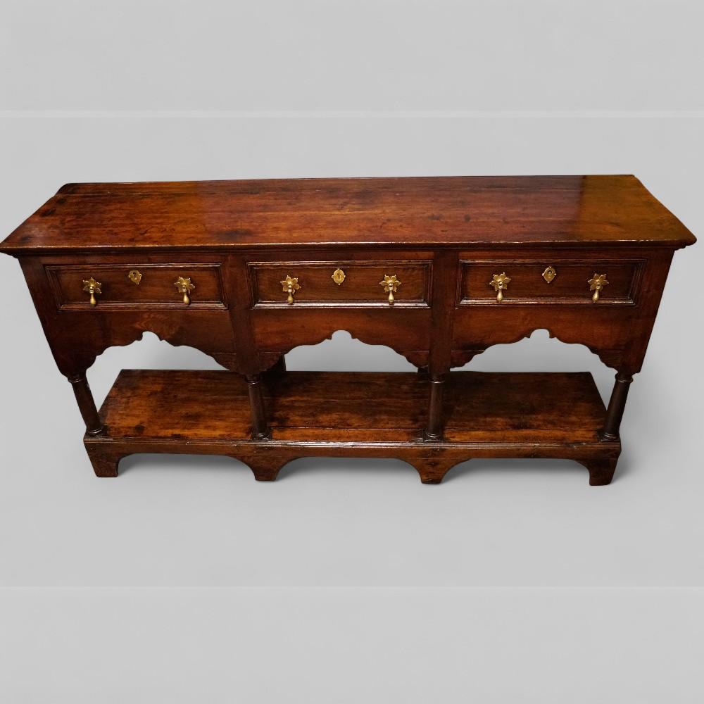 19th Century Oak Pot Board Dresser Base (1 of 10)