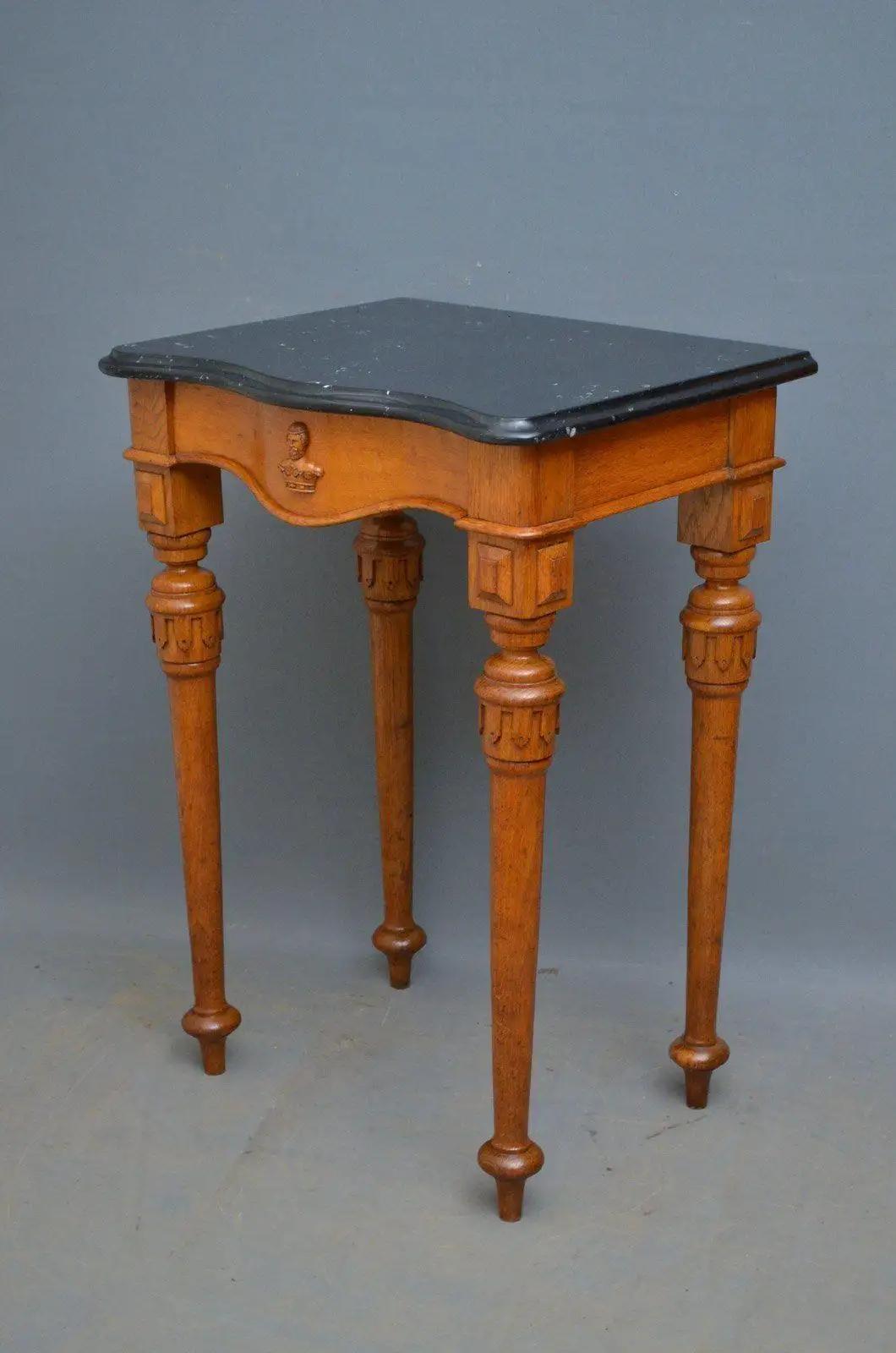 Victorian, Gothic Revival Oak Hall Table (1 of 8) Victorian, Gothic Revival Oak Hall Table (1 of 8)