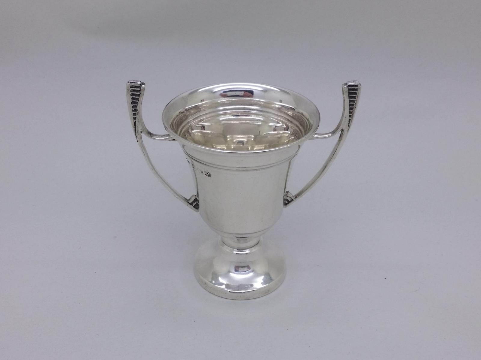 Edward VIII 1936 Sterling Silver 3" Trophy Cup Hallmarked Birmingham (1 of 11)