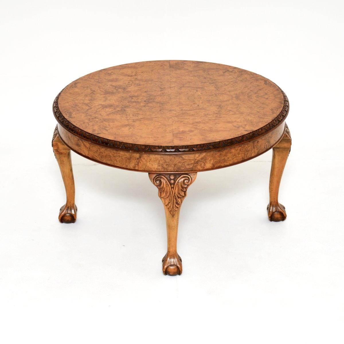 Antique Burr Walnut Coffee Table (1 of 5) Antique Burr Walnut Coffee Table (1 of 5)