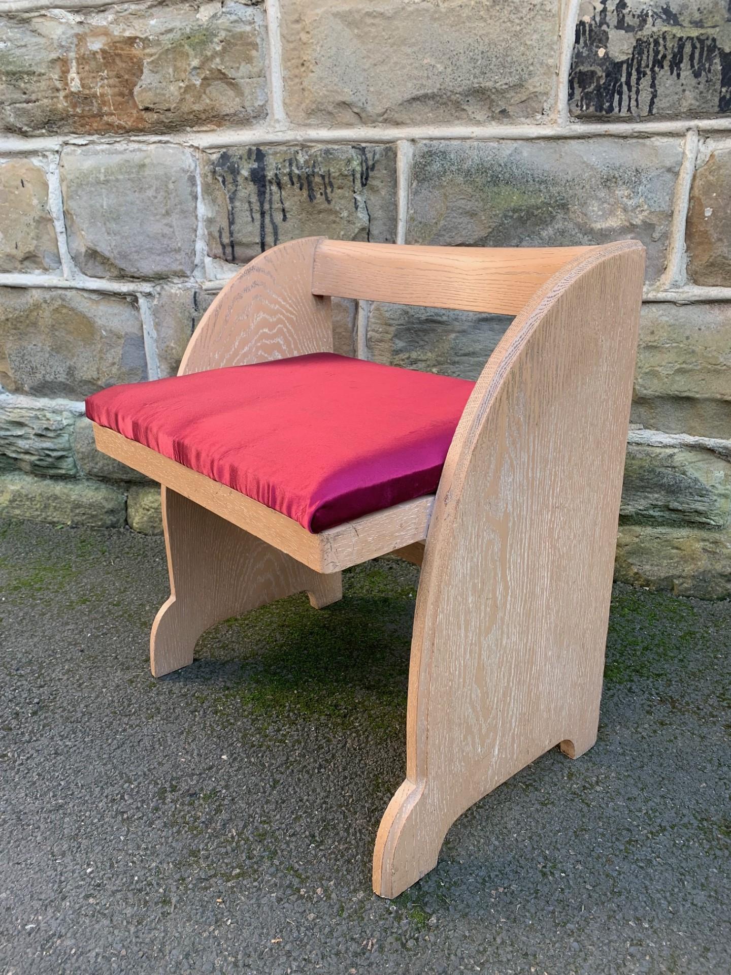 Heals Limed Oak Dressing Stool (1 of 9)