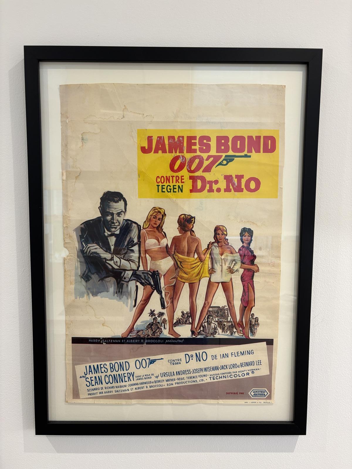 James Bond 007 ‘Dr. No’ Original Belgian Cinema Poster Framed (1 of 7) James Bond 007 ‘Dr. No’ Original Belgian Cinema Poster Framed (1 of 7)