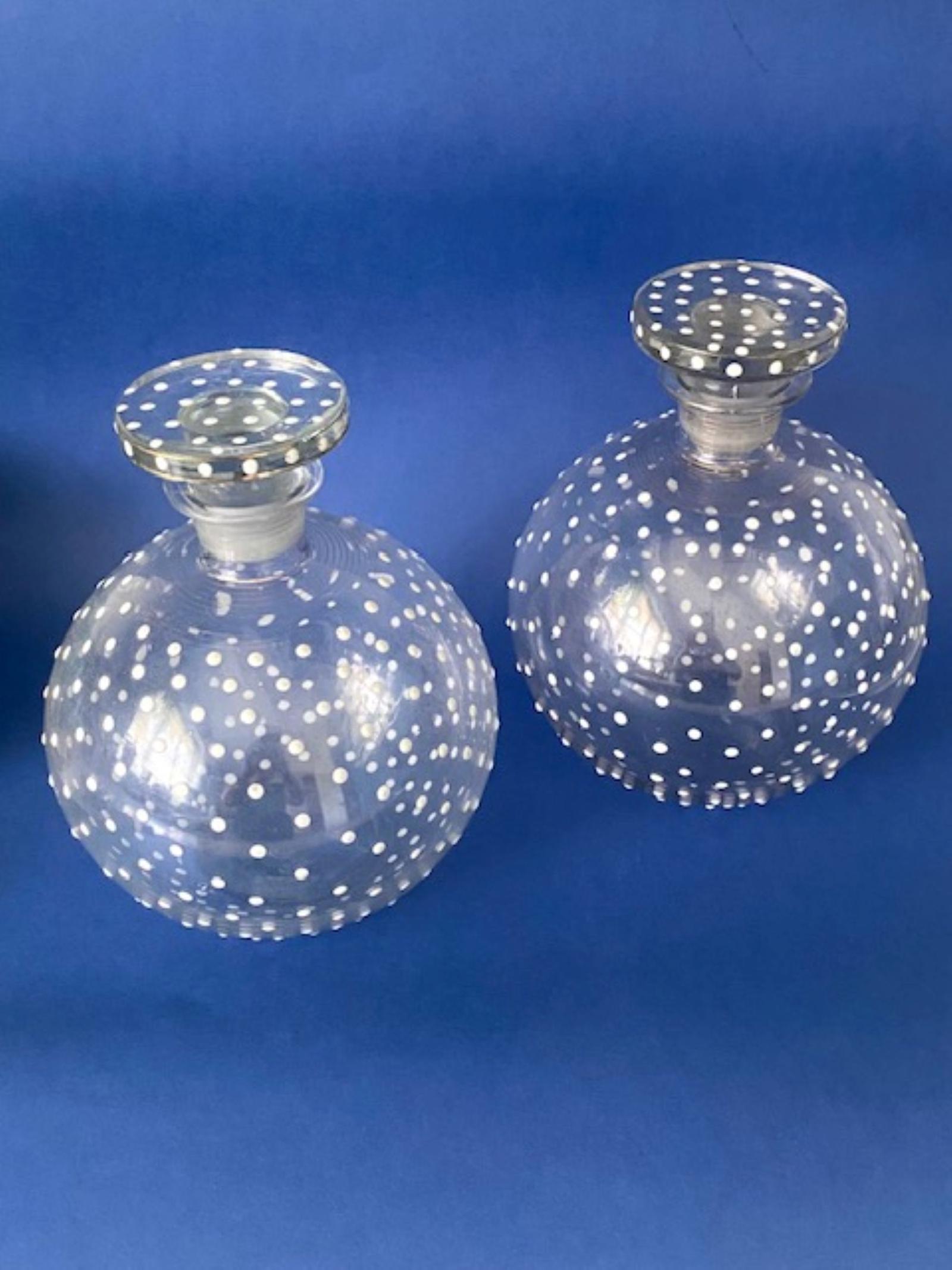 Pair of Large Enamelled Perfume Scent Bottles Vintage c.1940 (1 of 11) Pair of Large Enamelled Perfume Scent Bottles Vintage c.1940 (1 of 11)