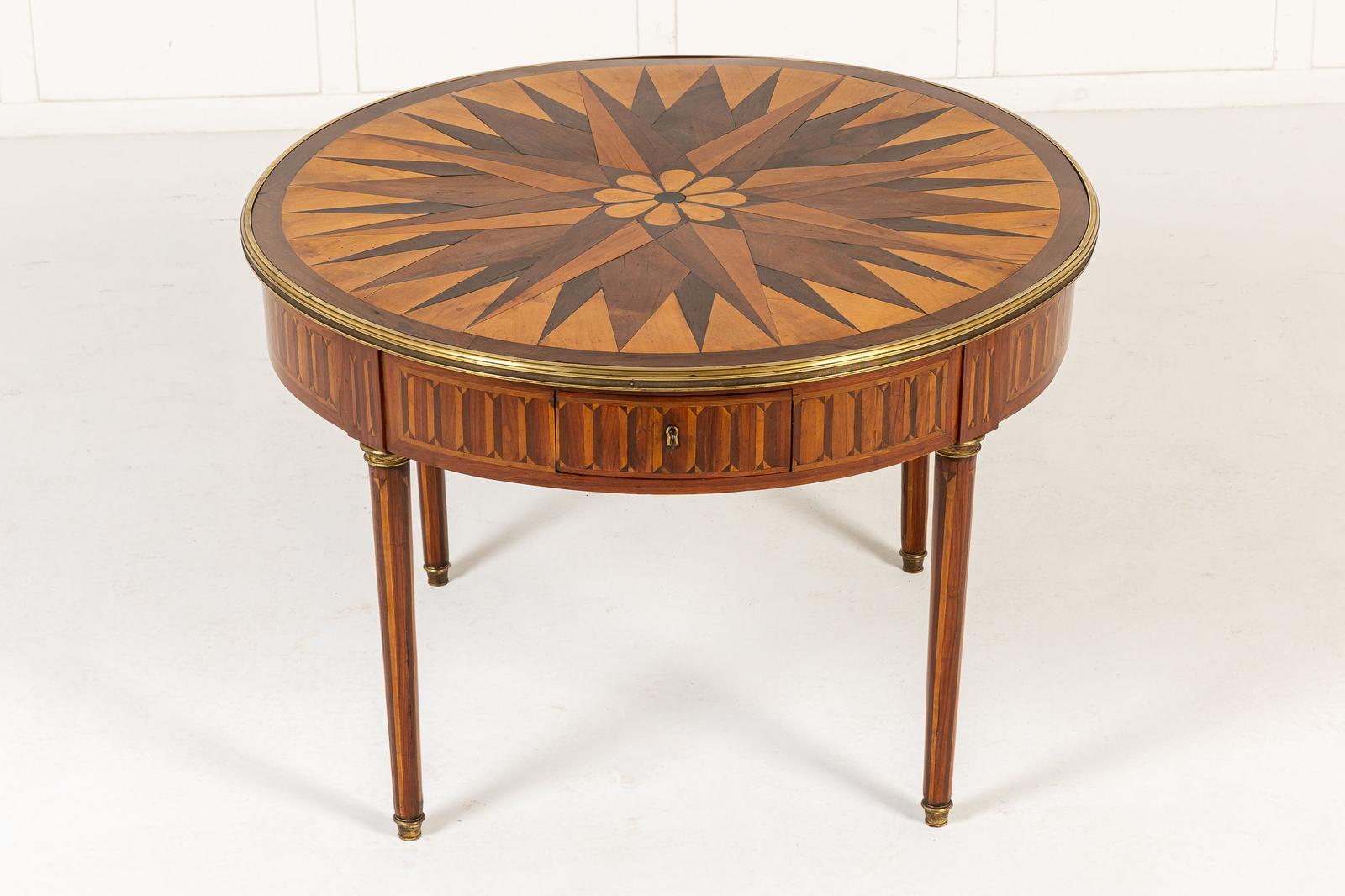 19th Century French Specimen Wood Inlaid Centre Table (1 of 10) 19th Century French Specimen Wood Inlaid Centre Table (1 of 10)