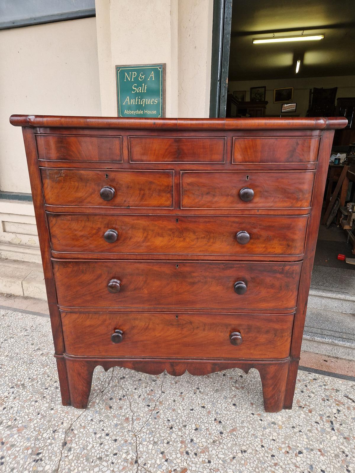 Impressive Large Victorian Mahogany Chest of Drawers (1 of 11)