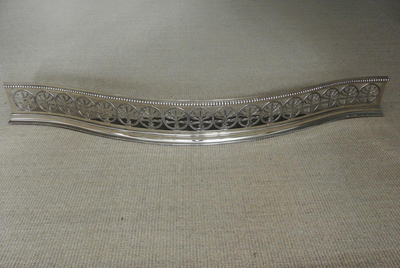 Fine English 18th Century George III Paktong Serpentine Fender (1 of 11) Fine English 18th Century George III Paktong Serpentine Fender (1 of 11)