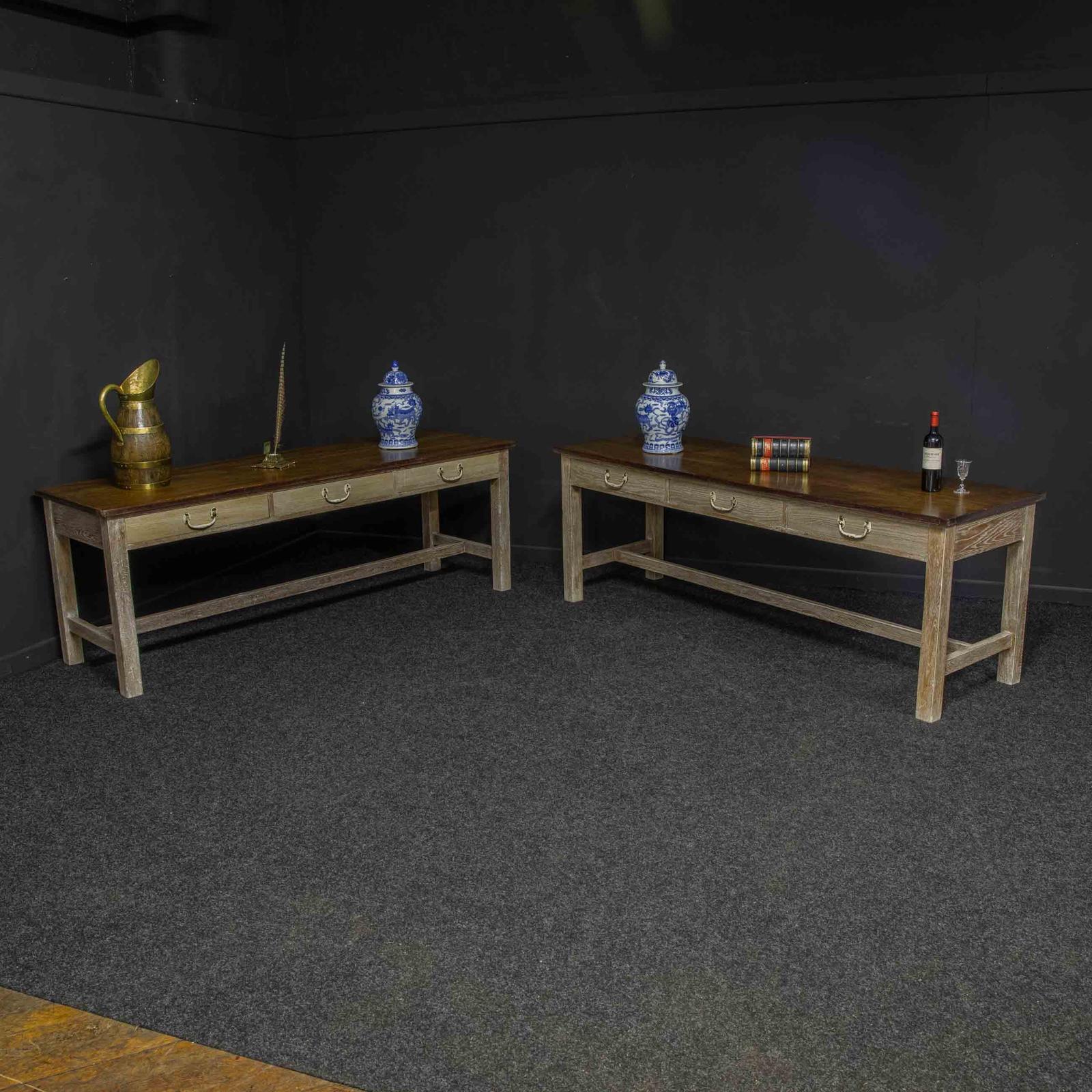 Historic Oak Pair of Tables (1 of 11)