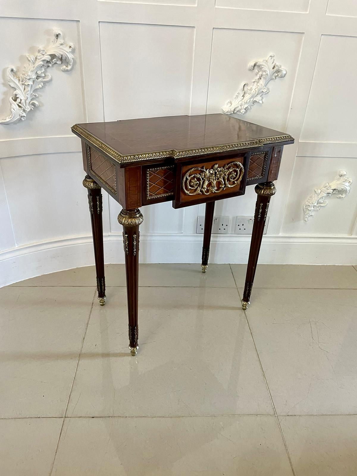 Quality Antique French Kingwood Freestanding Lamp Table (1 of 10) Quality Antique French Kingwood Freestanding Lamp Table (1 of 10)