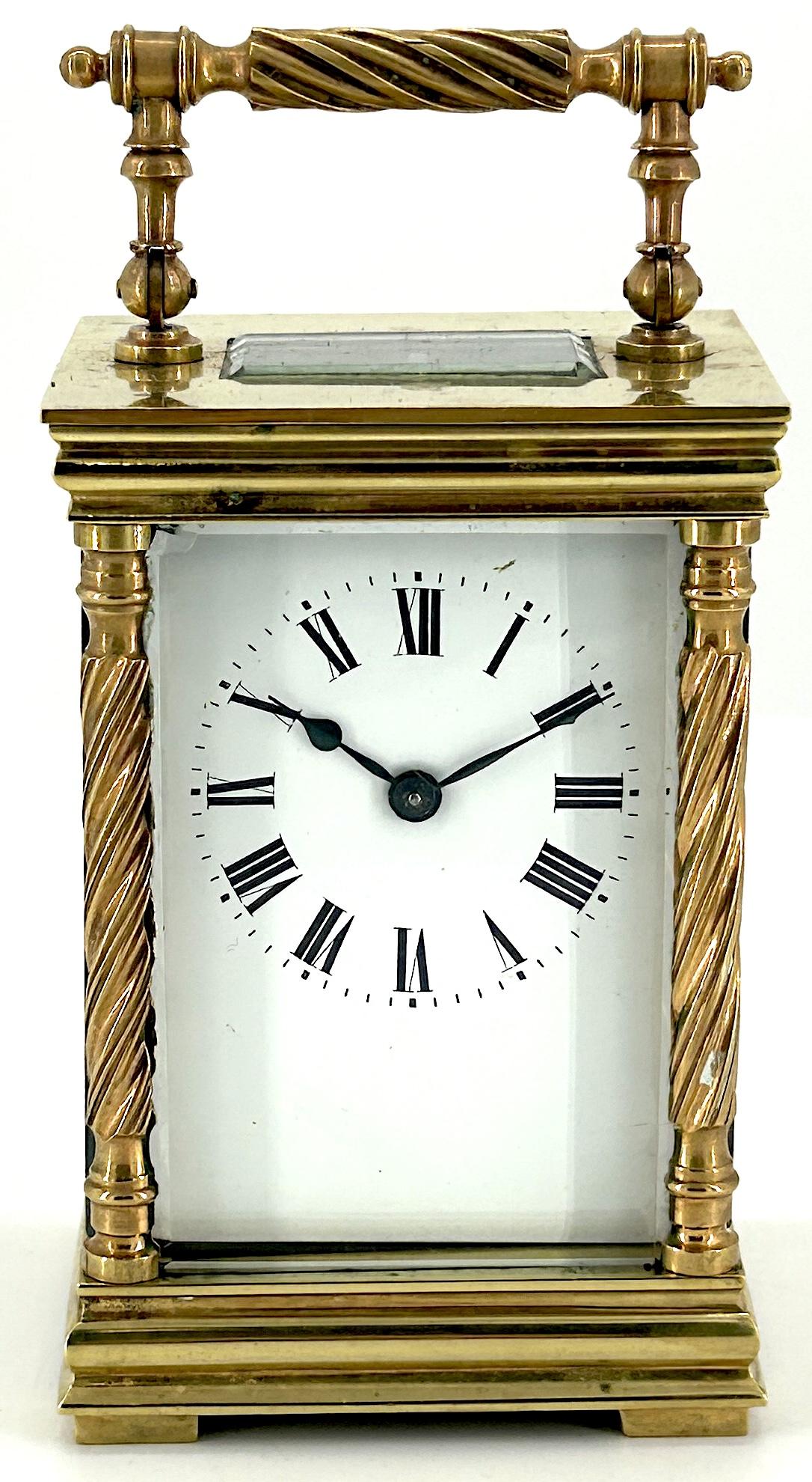 Wonderful Antique French 8-day Carriage Clock c.1900 (1 of 14) Wonderful Antique French 8-day Carriage Clock c.1900 (1 of 14)