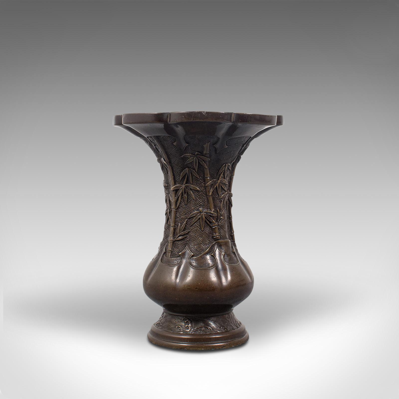 Antique Oriental Vase, Chinese, Bronze, Decorative Baluster Urn, Victorian, 1900 (1 of 12)