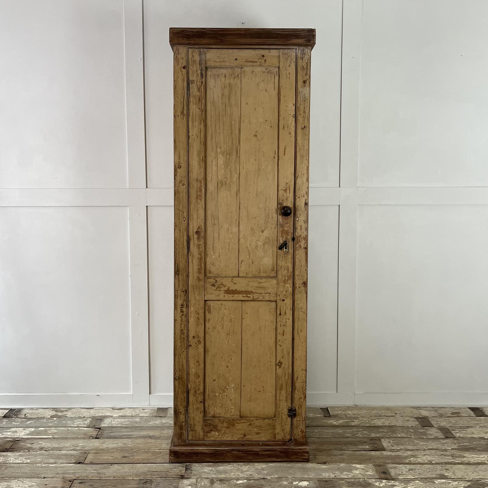 Victorian Tall Painted Pine Cupbaord (1 of 14)