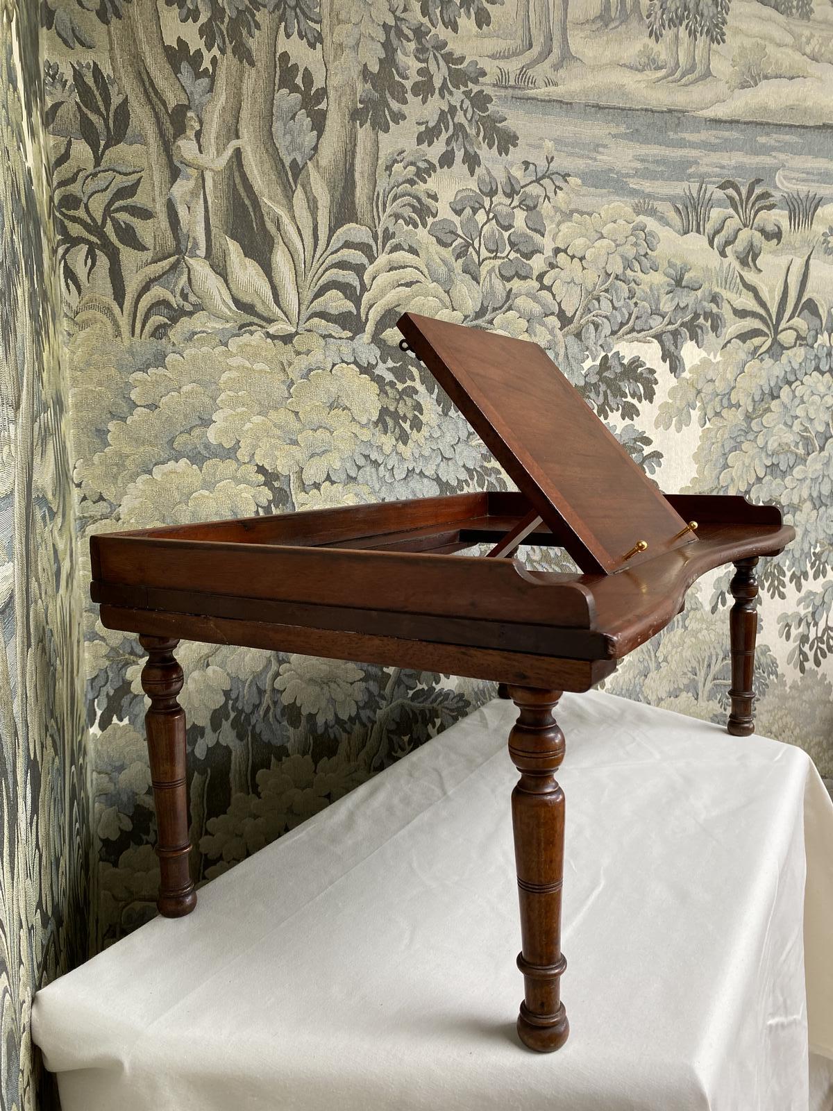 Edwardian Mahogany Bed Table (1 of 7)