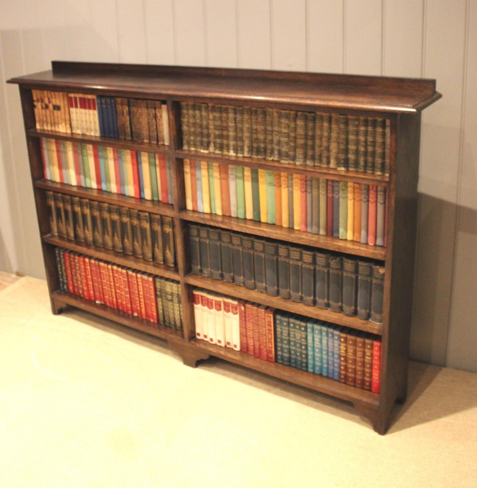 Oak Open Sectioned Bookcase (1 of 12) Oak Open Sectioned Bookcase (1 of 12)