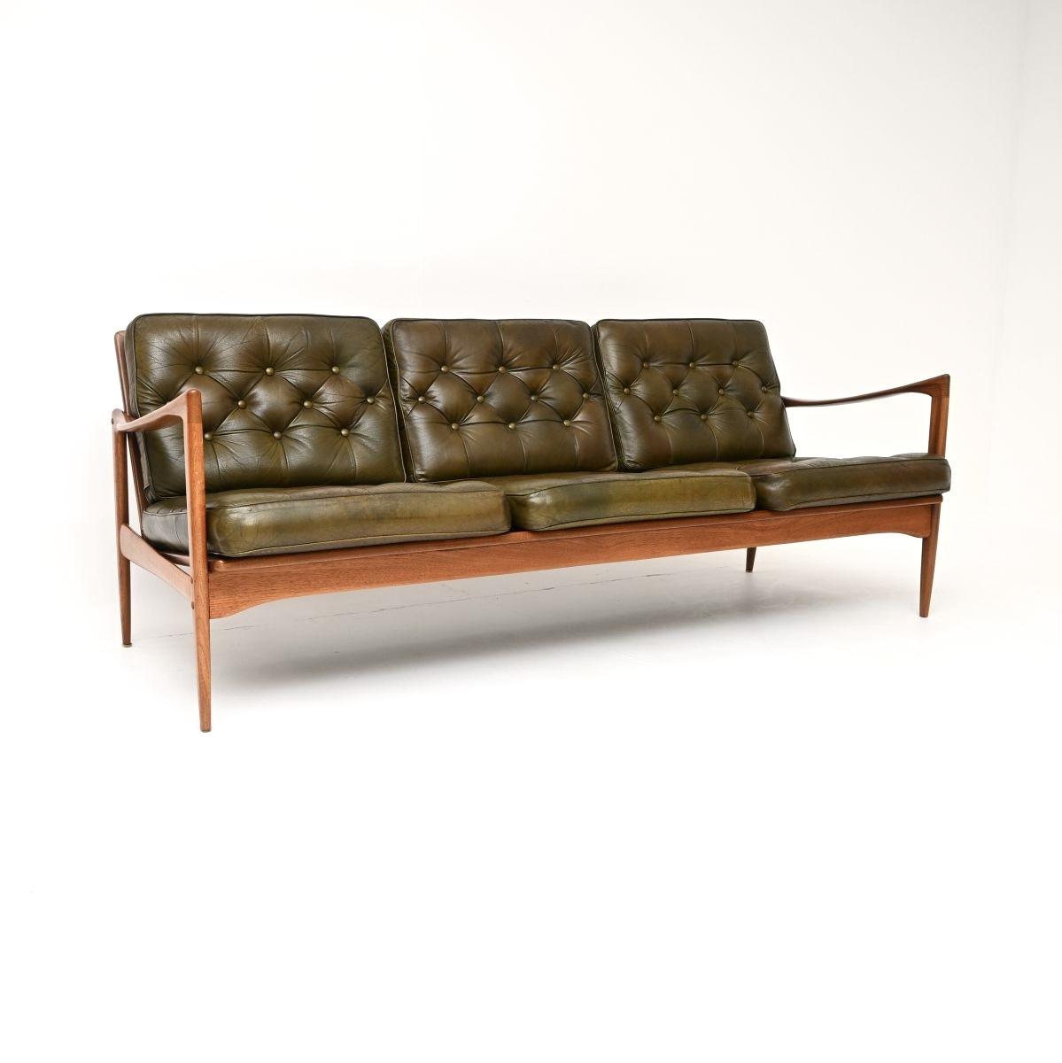 Vintage Danish Leather Candidate Sofa by IB Kofod Larsen for OPE (1 of 10) Vintage Danish Leather Candidate Sofa by IB Kofod Larsen for OPE (1 of 10)