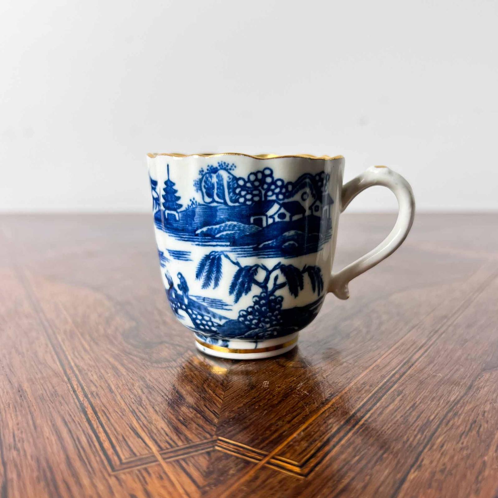 Caughley Pagoda Pattern Coffee Cup (1 of 8) Caughley Pagoda Pattern Coffee Cup (1 of 8)