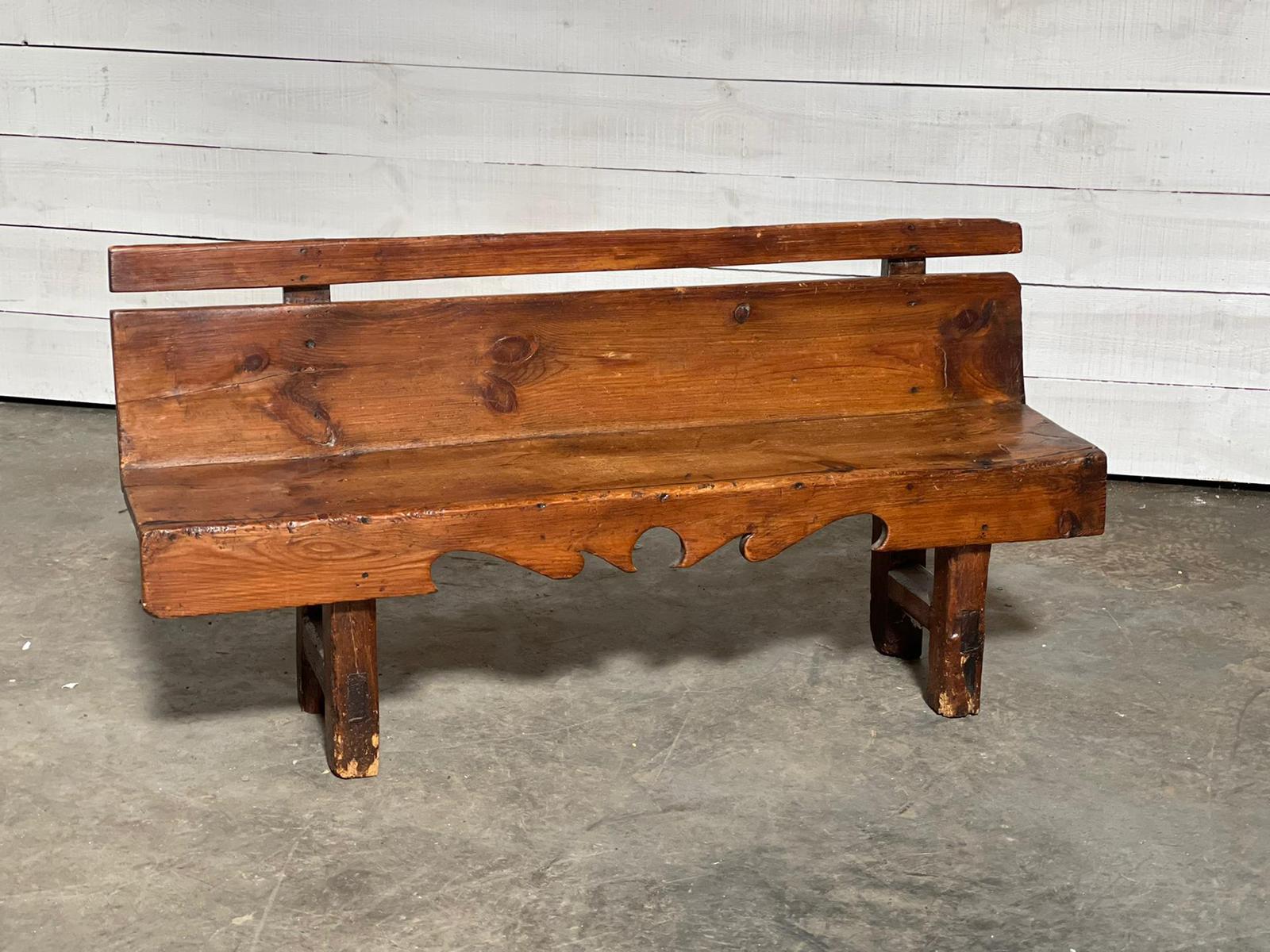 Rustic French Hall Bench (1 of 1) Rustic French Hall Bench (1 of 1)