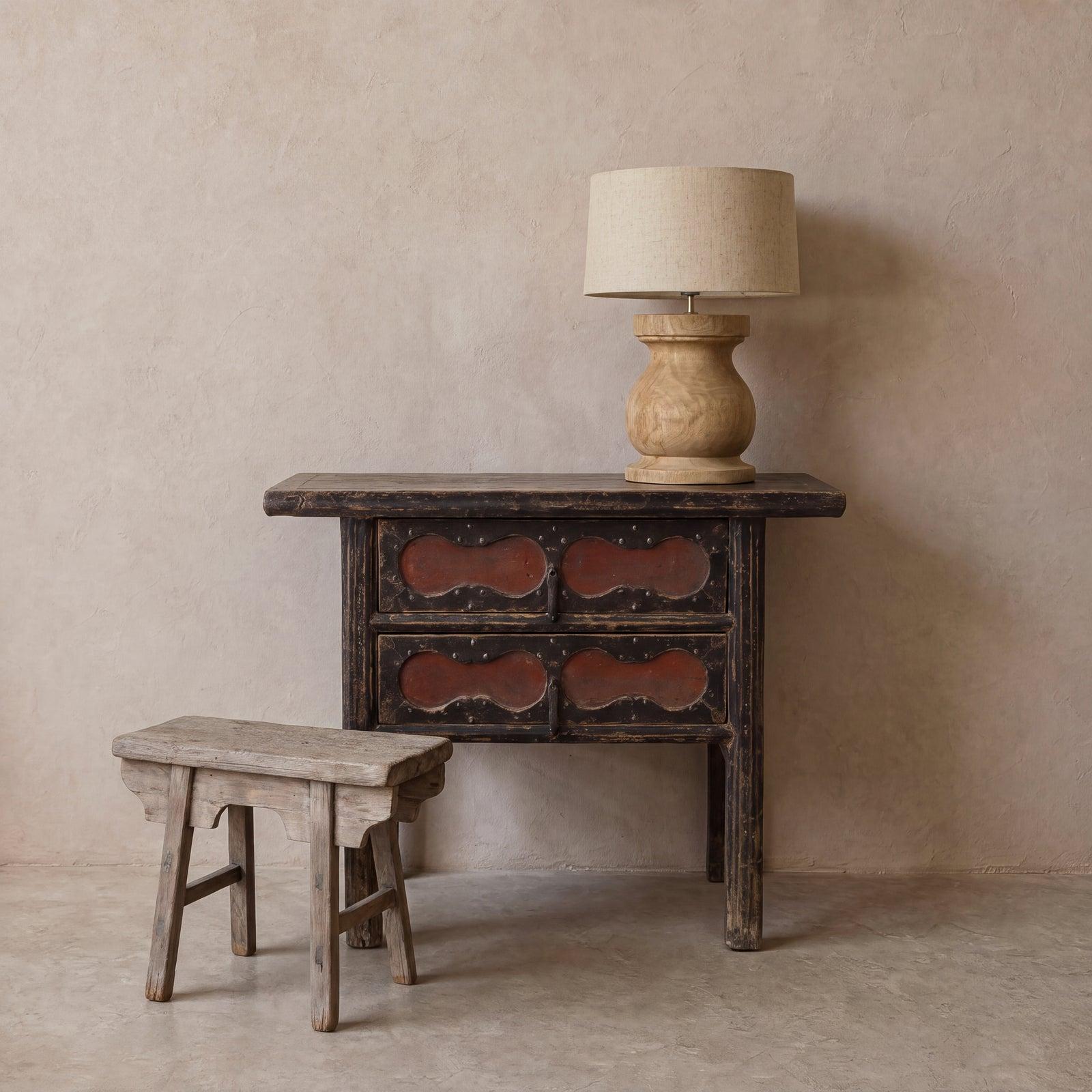 Cassius Antique Elm Console Table (1 of 5) Cassius Antique Elm Console Table (1 of 5)