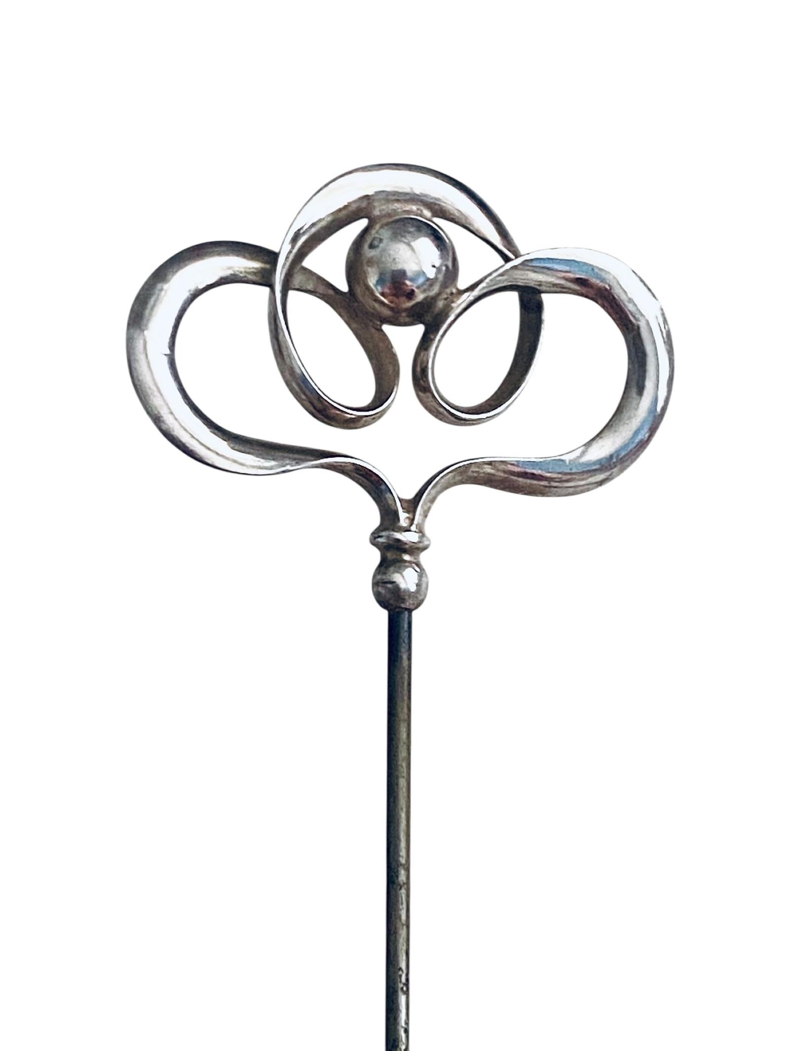 Large Antique Charles Horner Silver Hat Pin Chester 1909 (1 of 8) Large Antique Charles Horner Silver Hat Pin Chester 1909 (1 of 8)