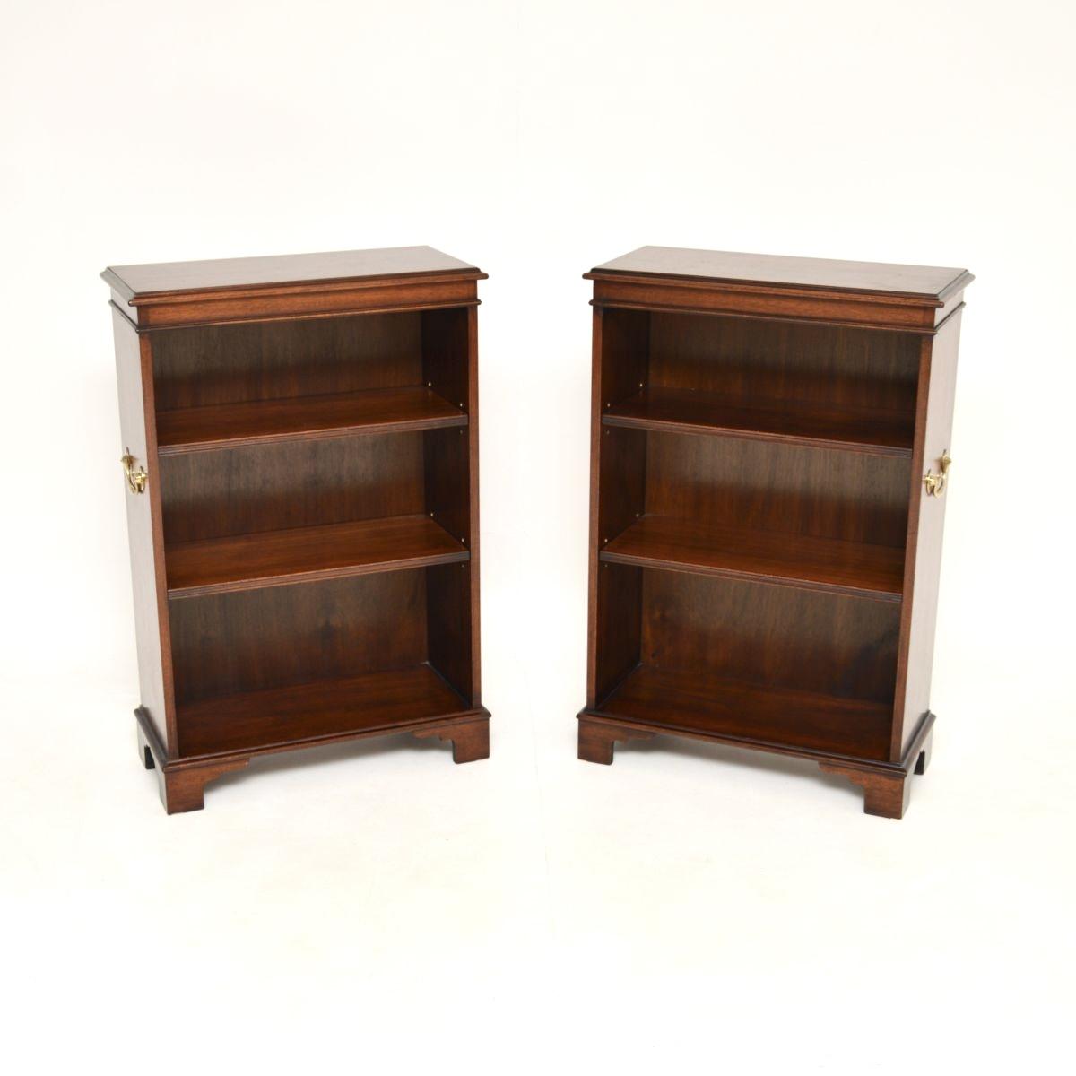 Pair of Mahogany Military Campaign Style Open Bookcases (1 of 9) Pair of Mahogany Military Campaign Style Open Bookcases (1 of 9)