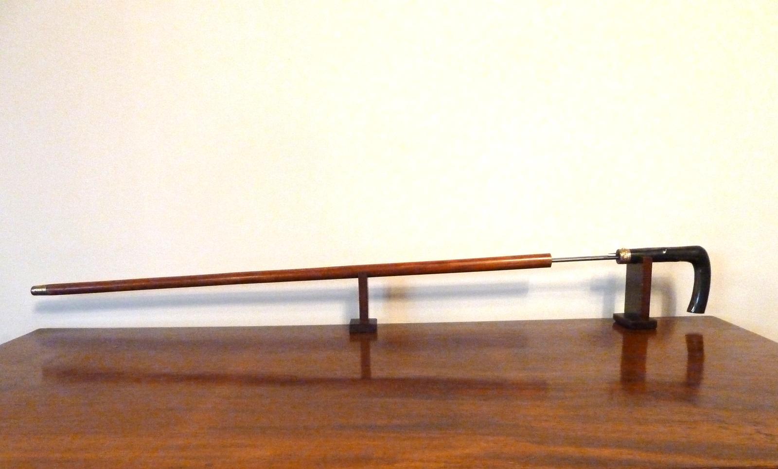VICTORIAN MALACCA SWORDSTICK (1 of 14)