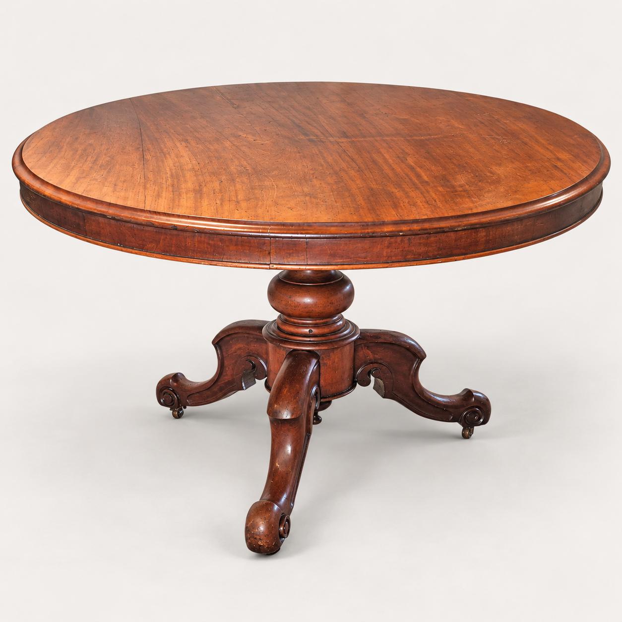 Victorian Mahogany Circular Tilt-top Breakfast Table (1 of 15) Victorian Mahogany Circular Tilt-top Breakfast Table (1 of 15)